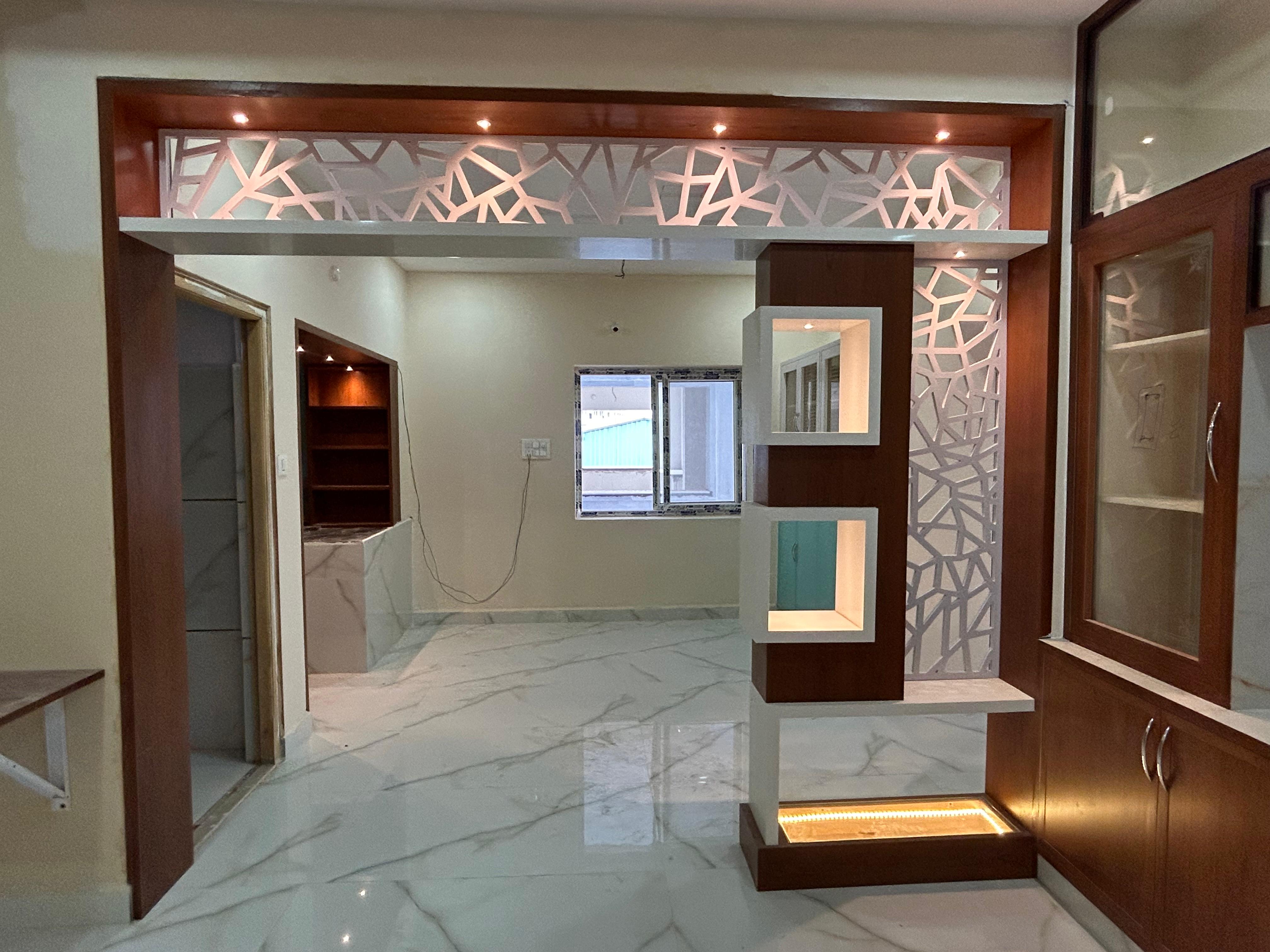 CNC Cut Room Partition with Lighting